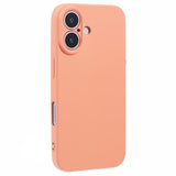 EIDERWOOD iPhone 16 Mat Fleksibel Plastik Bagside Cover - Orange