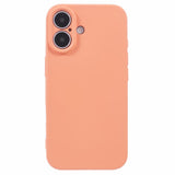 EIDERWOOD iPhone 16 Mat Fleksibel Plastik Bagside Cover - Orange