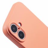 EIDERWOOD iPhone 16 Mat Fleksibel Plastik Bagside Cover - Orange