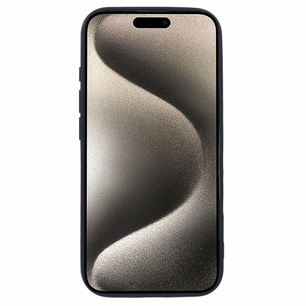 EIDERWOOD iPhone 16 Mat Fleksibel Plastik Bagside Cover - Sort
