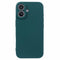 EIDERWOOD iPhone 16 Mat Fleksibel Plastik Bagside Cover - Mørkegrøn