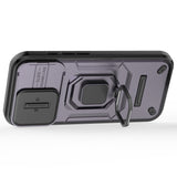 EIDERWOOD iPhone 16 Pro Craftsman Bakdeksel m. Magnetisk Kickstand &amp; Cam Slider - Lilla