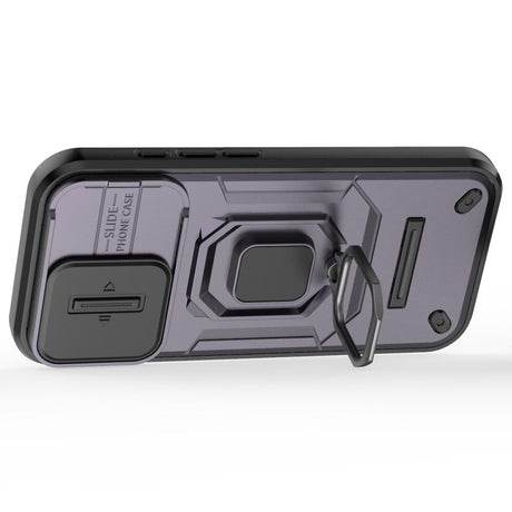 EIDERWOOD iPhone 16 Pro Craftsman Bakdeksel m. Magnetisk Kickstand &amp; Cam Slider - Lilla