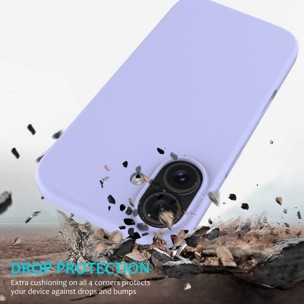 EIDERWOOD iPhone 16 Plus Silikone Cover - Foret Inderside - Lavendel