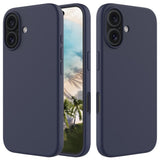 EIDERWOOD iPhone 16 Plus Silikone Cover - Foret Inderside - Mørkeblå