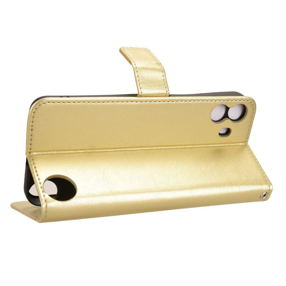 Ingenting CMF Telefon 1 - EIDERWOOD Faux Leather Flip Cover m. Stropp - Gull