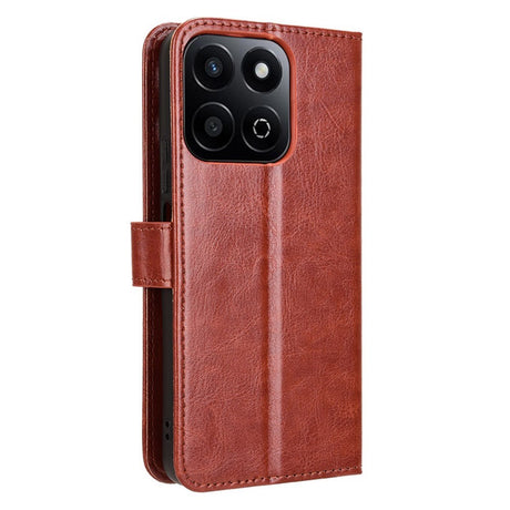 Honor 200 Smart - EIDERWOOD Faux Leather Flip Cover m. Stropp - Brun
