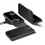 EIDERWOOD Google Pixel 9 Pro Fold (5G) bakdeksel i vegansk skinn - svart