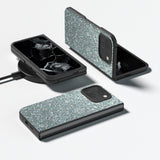 EIDERWOOD Google Pixel 9 Pro Fold (5G) Bakdeksel i imitert skinn - mørkegrønn