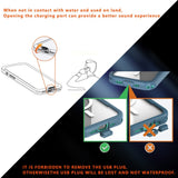 iPhone 16 Pro Max vanntett håndverker plastdeksel m. Skjermbeskytter og stropp - MagSafe-kompatibel - Gjennomsiktig / Svart