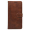 EIDERWOOD iPhone 16 Pro Leather Flip Cover m. Stativ og lommebok - Brun