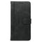 EIDERWOOD iPhone 16 Leather Flip Cover m. Stativ og lommebok - Svart