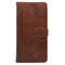 EIDERWOOD iPhone 16 Leather Flip Cover m. Stativ og lommebok - Brun