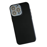 EIDERWOOD iPhone 14 Pro Silikone Bagside Cover m. Indbygget Kamerabeskyttelse - Sort