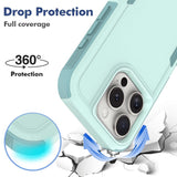 EIDERWOOD iPhone 16 Pro Hybrid Bakdeksel - Turkis