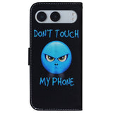 EIDERWOOD OnePlus Nord 4 (5G) Læder Flip Cover m. Pung & Print - "Don't Touch My Phone"