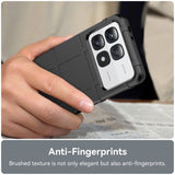 EIDERWOOD Xiaomi 14T Pro Rugged Shield Series Håndværker Bagside Cover - Sort