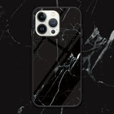 EIDERWOOD iPhone 16 Pro Max Marmor Cover m. Glasbagside - Sort