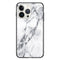 EIDERWOOD iPhone 16 Pro Max Marmor Cover m. Glasbagside - Hvid