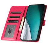 EIDERWOOD Samsung Galaxy A06 Mobil Flip Cover m. Krokodille Tekstur - Vegansk Læder - Pink