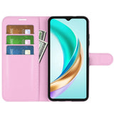 Honor X6b - EIDERWOOD Faux Leather Flip Cover m. Kortholder og stativfunksjon - Rosa