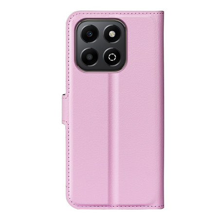 Honor X6b - EIDERWOOD Faux Leather Flip Cover m. Kortholder og stativfunksjon - Rosa