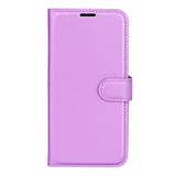 Honor X6b - EIDERWOOD Faux Leather Flip Cover m. Kortholder og stativfunksjon - Lilla
