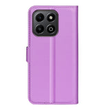 Honor X6b - EIDERWOOD Faux Leather Flip Cover m. Kortholder og stativfunksjon - Lilla