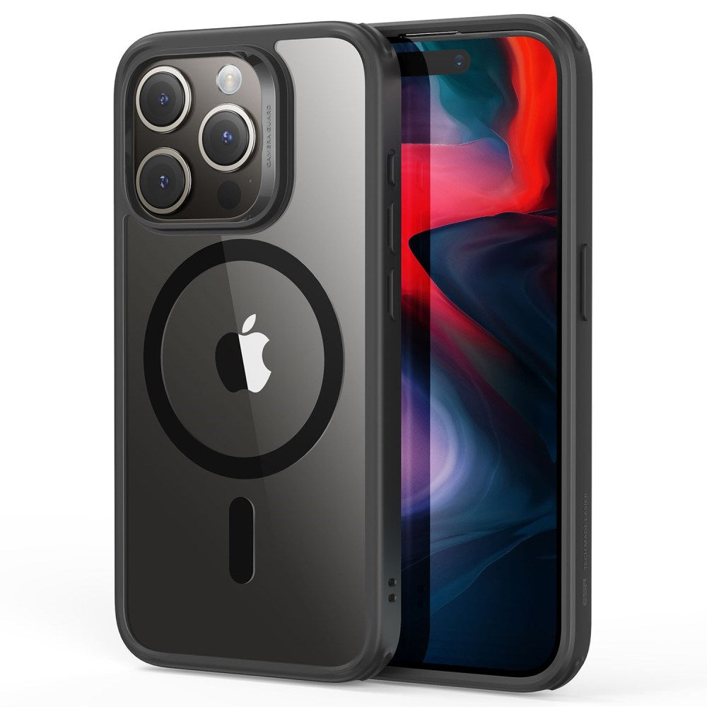 iPhone 16 Pro ESR Hybrid Bakdeksel - MagSafe-kompatibelt - Gjennomsiktig / Svart