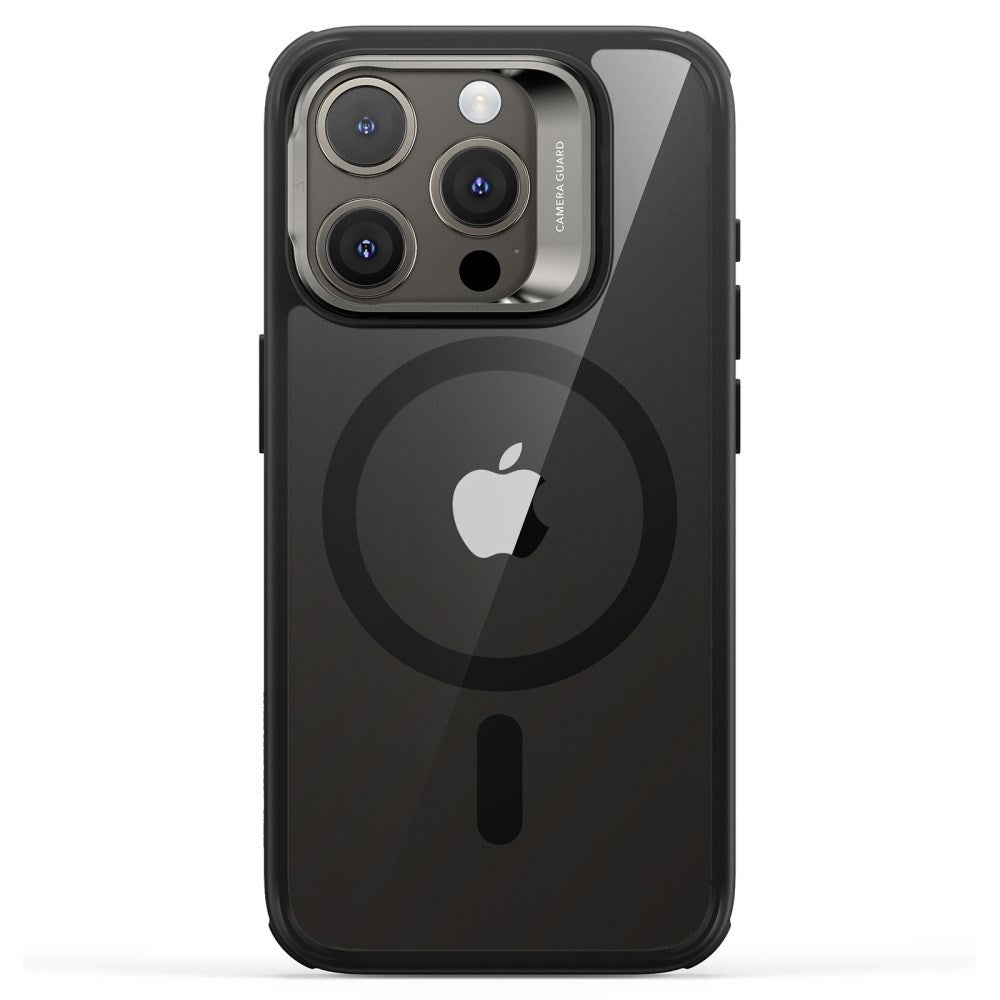 iPhone 16 ESR Kickstand Hybrid Bakdeksel - MagSafe-kompatibel - Gjennomsiktig / Svart