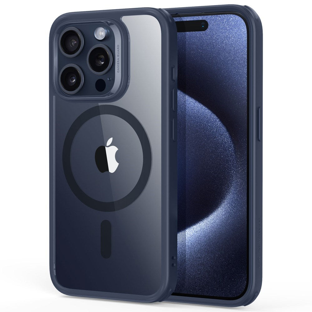 iPhone 16 ESR Hybrid Bakdeksel - MagSafe-kompatibel - Gjennomsiktig / Blå