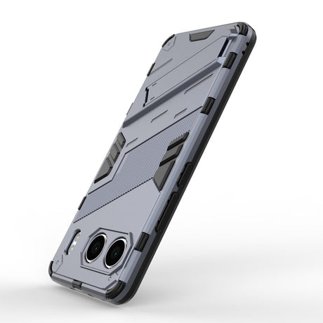 EIDERWOOD OnePlus Nord 4 (5G) Hybrid Craftsman Bakdeksel m. Stativ - Grå