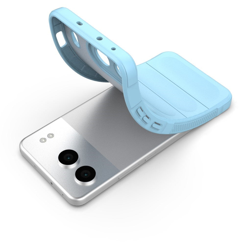 EIDERWOOD OnePlus Nord 4 (5G) Fleksibelt plastdeksel - Lyseblå