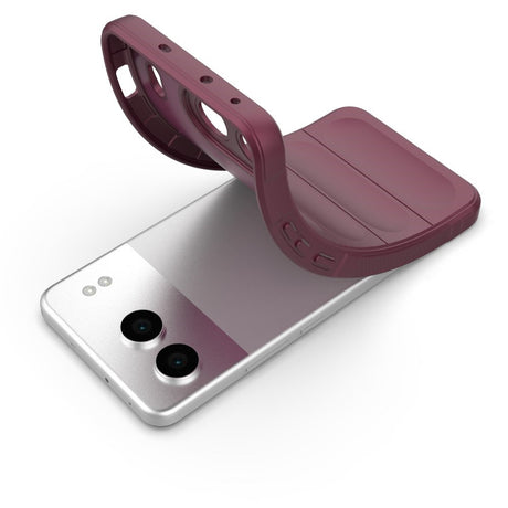 EIDERWOOD OnePlus Nord 4 (5G) Fleksibelt plastdeksel - mørk rød