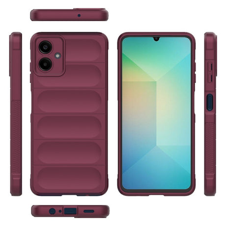EIDERWOOD Samsung Galaxy A06 Fleksibelt Plastik Bagside Cover - Vinrød
