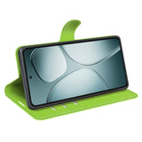 EIDERWOOD Xiaomi 14T Litchi Læder Flip Cover m. Pung - Grøn