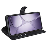 EIDERWOOD Xiaomi 14T Pro Litchi Leather Flip Cover m. Lommebok - Svart