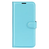 EIDERWOOD Xiaomi 14T Pro Litchi Leather Flip Cover m. Lommebok - Blå