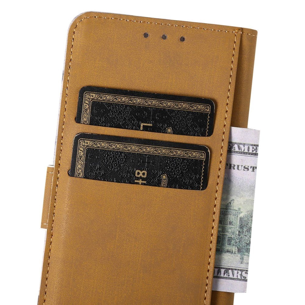 Sony Xperia 5 IV Leather Flip Cover m. Lommebok - Grønt tre