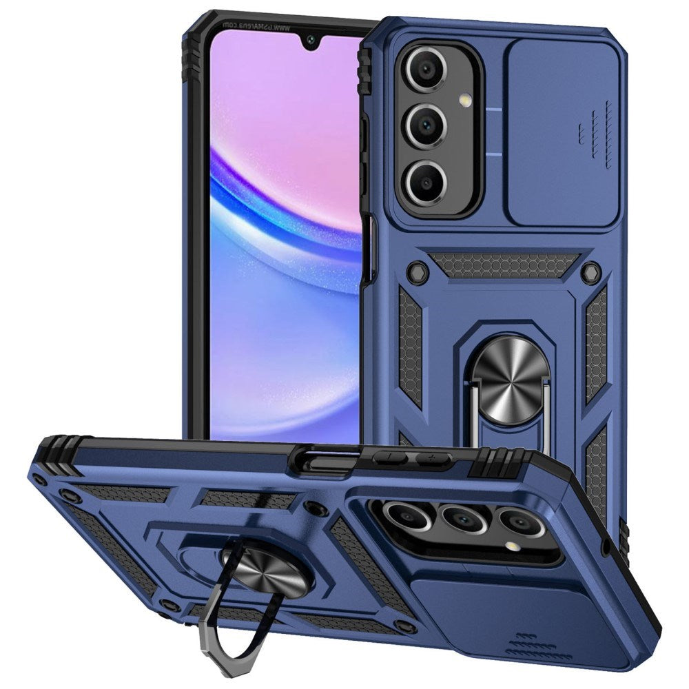 EIDERWOOD Samsung Galaxy A16 (4G/5G) Craftsman Bakdeksel m. Magnetisk Kickstand &amp; Cam Slider - Blå