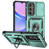 EIDERWOOD Samsung Galaxy A16 (4G/5G) Craftsman Bakdeksel m. Magnetisk Kickstand &amp; Cam Slider - Turkis