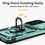 EIDERWOOD Samsung Galaxy A16 (4G/5G) Craftsman Bakdeksel m. Magnetisk Kickstand &amp; Cam Slider - Turkis