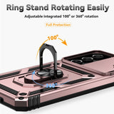 EIDERWOOD Samsung Galaxy A16 (4G/5G) Craftsman Bakdeksel m. Magnetisk Kickstand &amp; Cam Slider - Rose gull