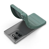 Robust deksel for Motorola Edge 50 5G - Sklisikkert anti-sjokk beskyttelsesdeksel - Grønn