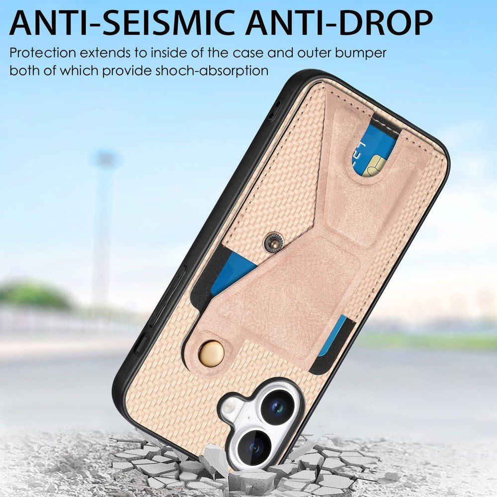 EIDERWOOD iPhone 16 Plus K-Shaped Hybrid Mobildeksel - Blå