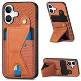 EIDERWOOD iPhone 16 Plus K-Shaped Hybrid Mobildeksel - Oransje