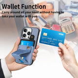 EIDERWOOD iPhone 16 Pro K-Shaped Hybrid Mobildeksel - Blå