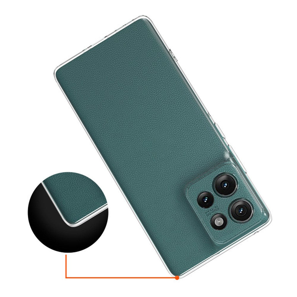 EIDERWOOD Motorola Edge 50 5G - slankt, mykt plastdeksel med fleksibel passform