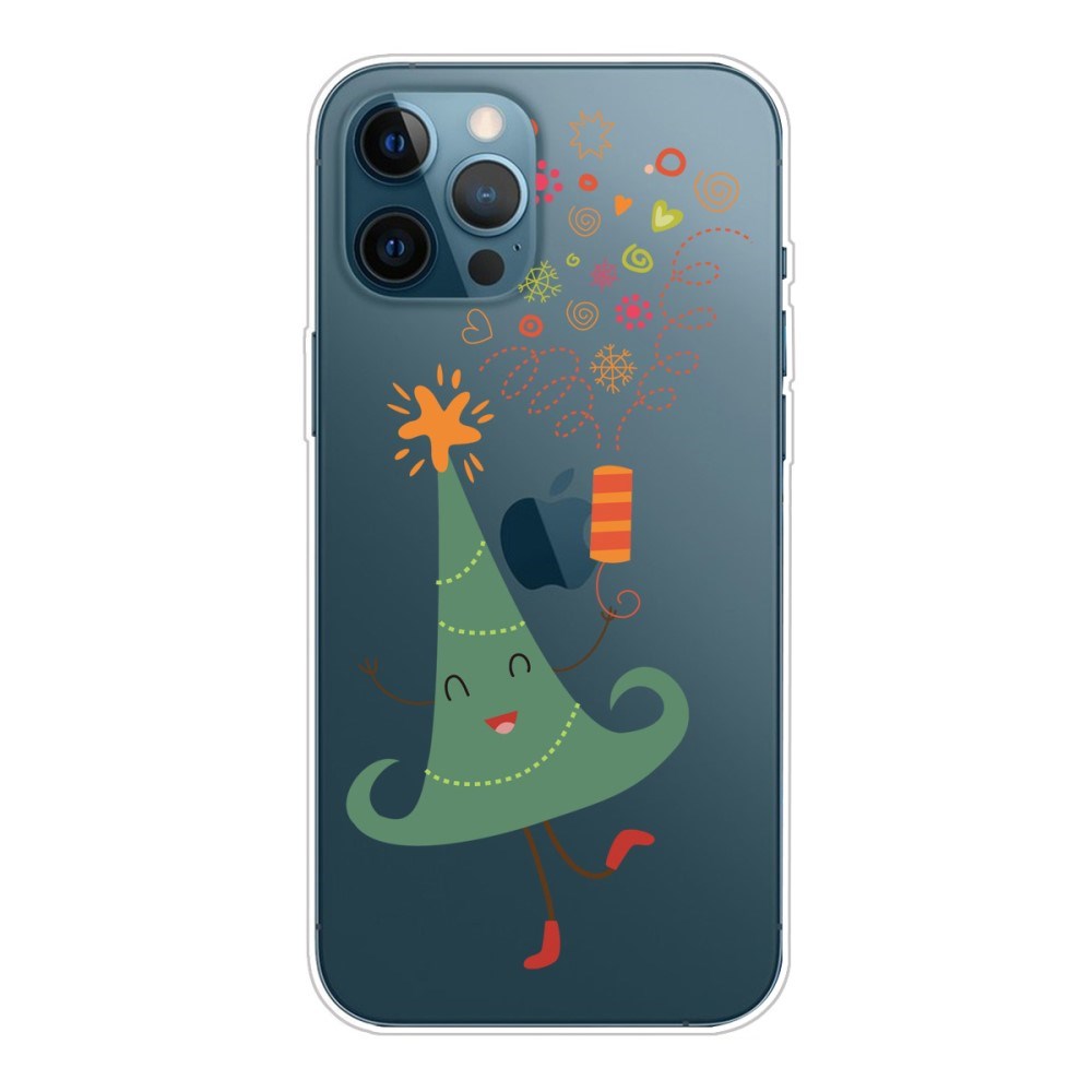 EIDERWOOD iPhone 16 Pro Max Fleksibel plastbakside juledeksel - god jul - juletre