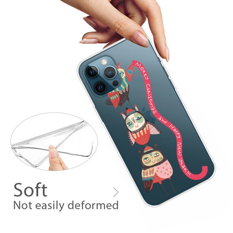 EIDERWOOD iPhone 16 Pro Max Fleksibelt plastdeksel Juledeksel - God jul - Julugler